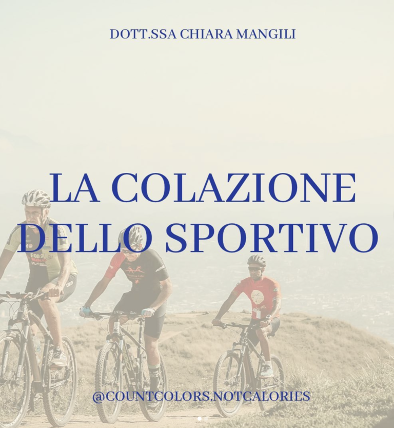La colazione dello sportivo