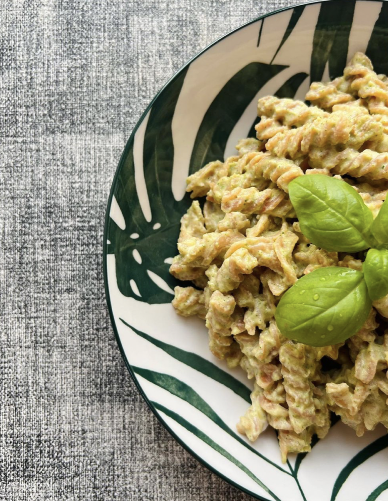 Pasta fredda con crema di zucchine