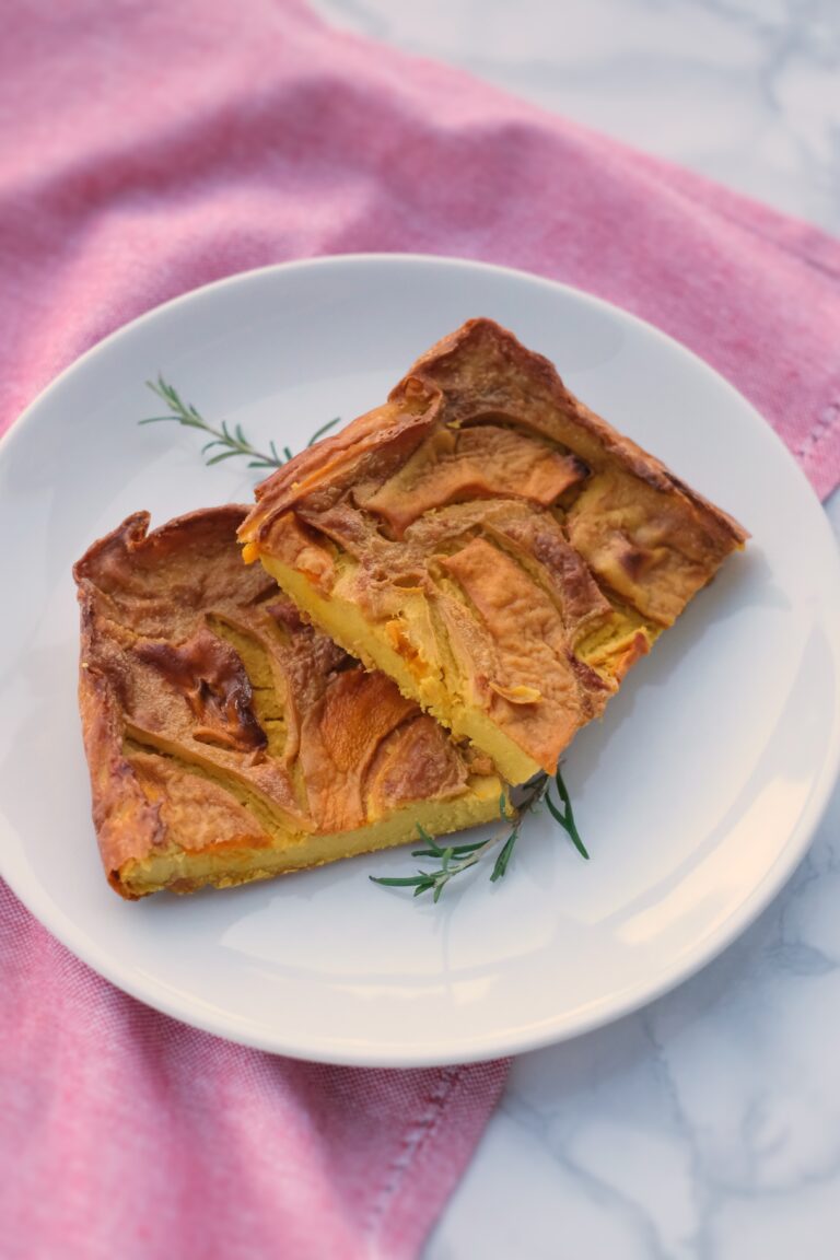 Farinata di ceci alla zucca e rosmarino